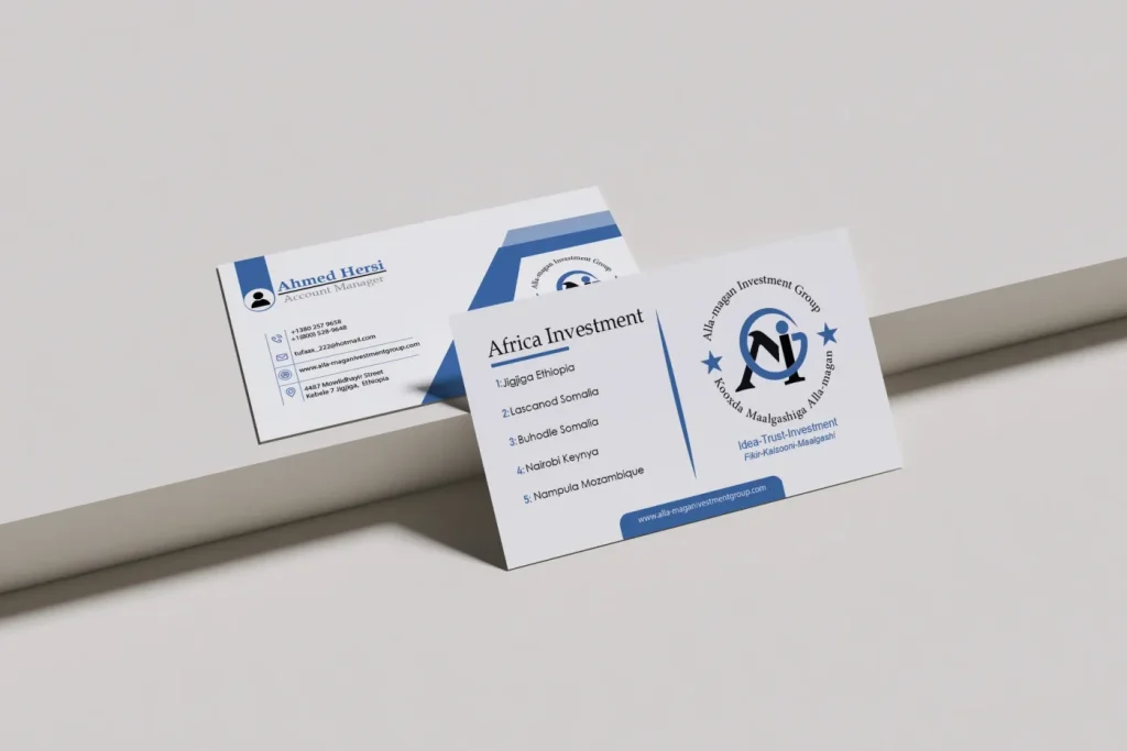 Business card design