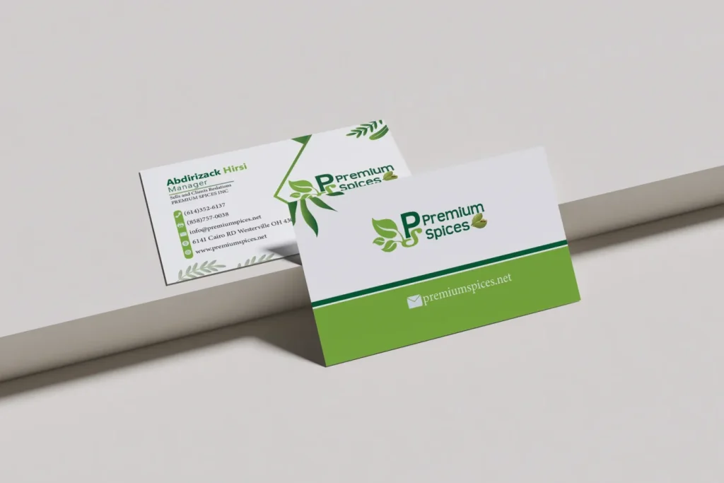 Business card design