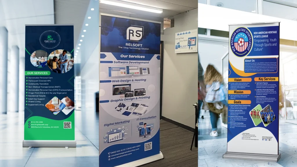 Relsoft stand banners
