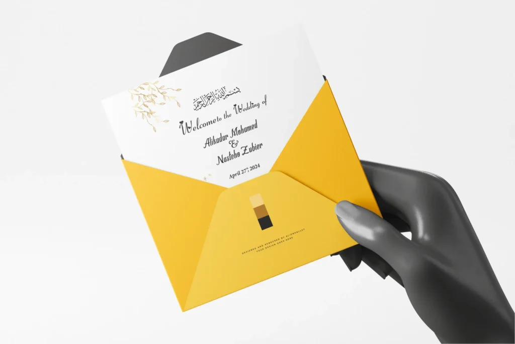 Wedding invitation design